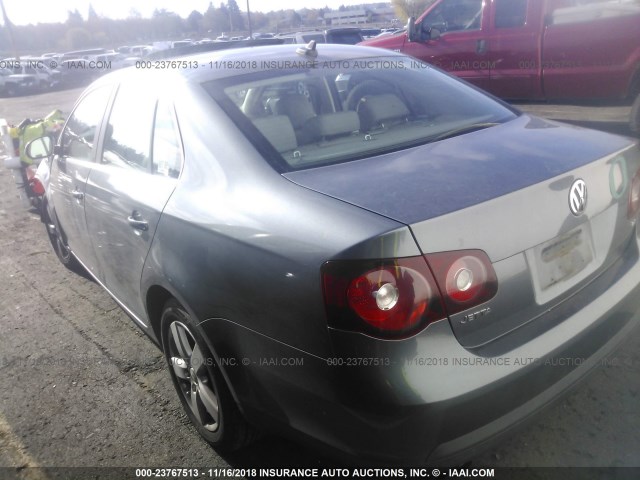 3VWRM71K98M153549 - 2008 VOLKSWAGEN JETTA SE/SEL GRAY photo 3