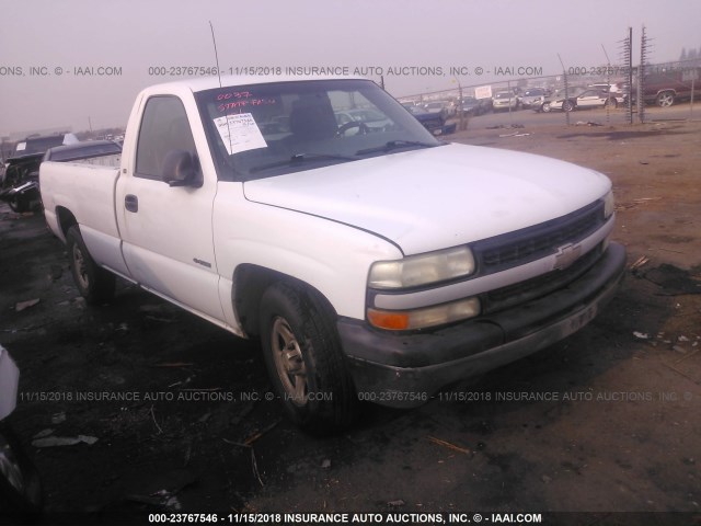 1GCEC14W0YE233456 - 2000 CHEVROLET SILVERADO C1500 WHITE photo 1