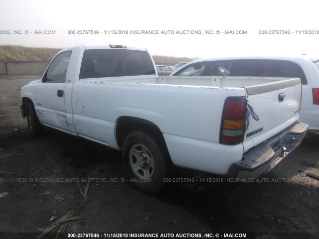 1GCEC14W0YE233456 - 2000 CHEVROLET SILVERADO C1500 WHITE photo 3