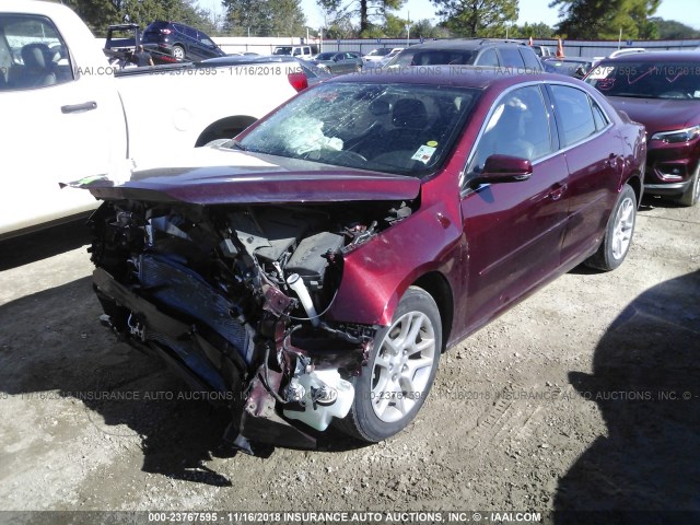 1G11C5SL2FF283774 - 2015 CHEVROLET MALIBU 1LT MAROON photo 2