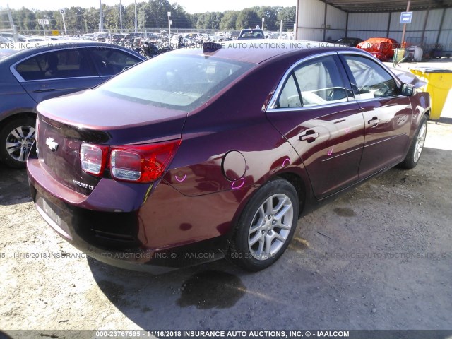 1G11C5SL2FF283774 - 2015 CHEVROLET MALIBU 1LT MAROON photo 4