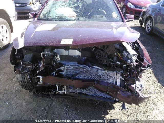 1G11C5SL2FF283774 - 2015 CHEVROLET MALIBU 1LT MAROON photo 6