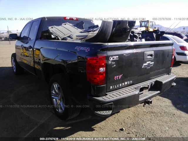 1GCVKPEC9GZ231318 - 2016 CHEVROLET SILVERADO K1500 CUSTOM BLACK photo 3