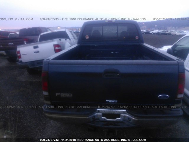 1FTSW31S31ED53748 - 2001 FORD F350 SRW SUPER DUTY BLUE photo 8