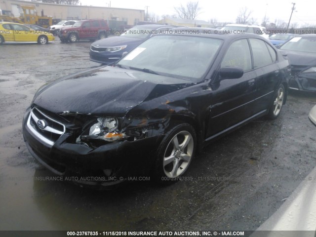 4S3BL626297212035 - 2009 SUBARU LEGACY 2.5I LIMITED BLACK photo 2