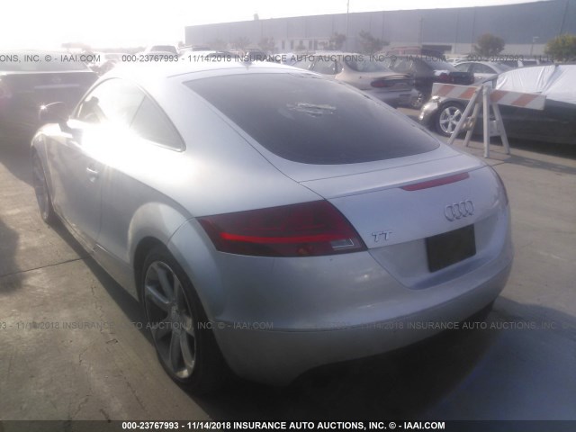 TRUAF38JX81006885 - 2008 AUDI TT 2.0T SILVER photo 3