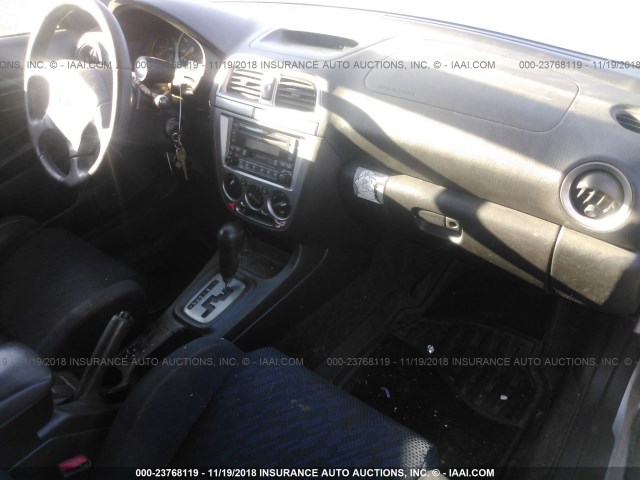 JF1GG29692H834923 - 2002 SUBARU IMPREZA WRX SILVER photo 5