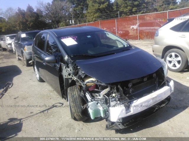 JTDZN3EU6C3028006 - 2012 TOYOTA PRIUS V GRAY photo 1