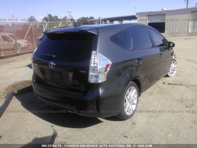 JTDZN3EU6C3028006 - 2012 TOYOTA PRIUS V GRAY photo 4