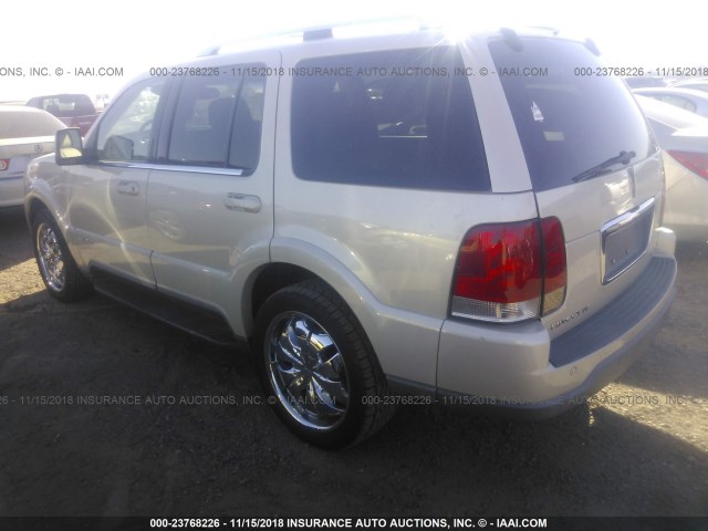 5LMEU68HX5ZJ34548 - 2005 LINCOLN AVIATOR 米色 照片 3