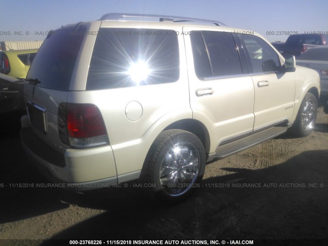 5LMEU68HX5ZJ34548 - 2005 LINCOLN AVIATOR 米色 照片 4