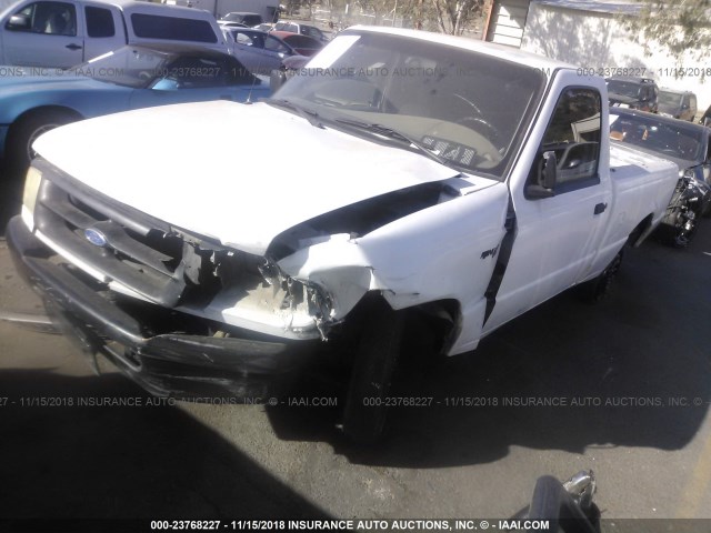 1FTCR10A4SUB28755 - 1995 FORD RANGER WHITE photo 2