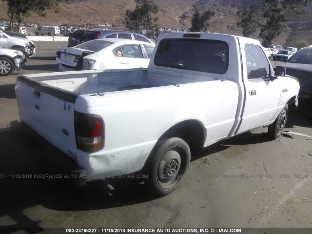 1FTCR10A4SUB28755 - 1995 FORD RANGER WHITE photo 4