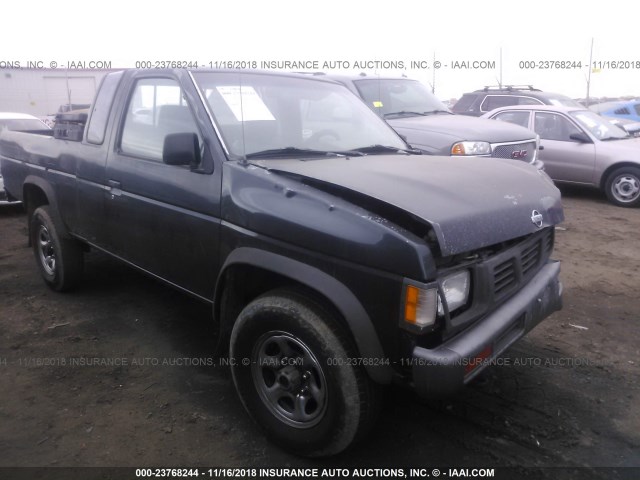 1N6SD16Y6PC435725 - 1993 NISSAN TRUCK KING CAB Navy photo 1