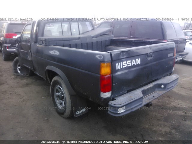 1N6SD16Y6PC435725 - 1993 NISSAN TRUCK KING CAB Navy photo 3