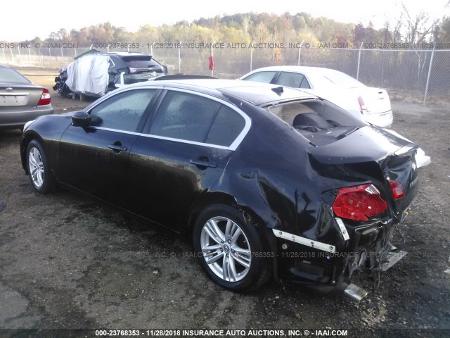 JN1CV6AP3CM931119 - 2012 INFINITI G37 SPORT BLACK photo 3