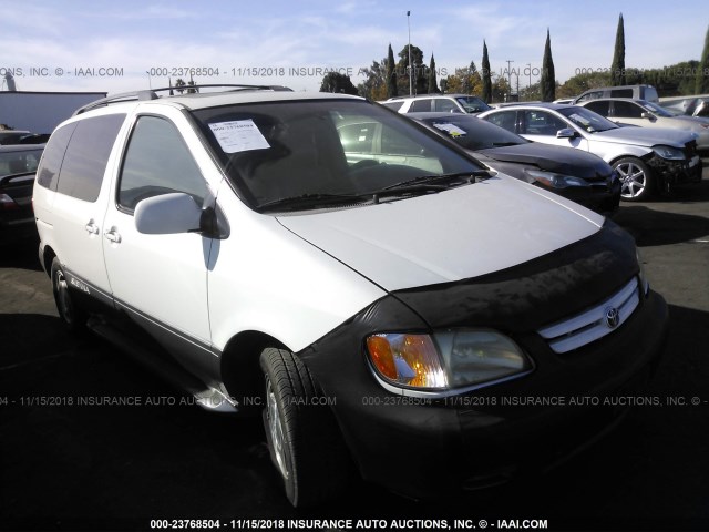 4T3ZF13C33U516077 - 2003 TOYOTA SIENNA LE/XLE WHITE photo 1