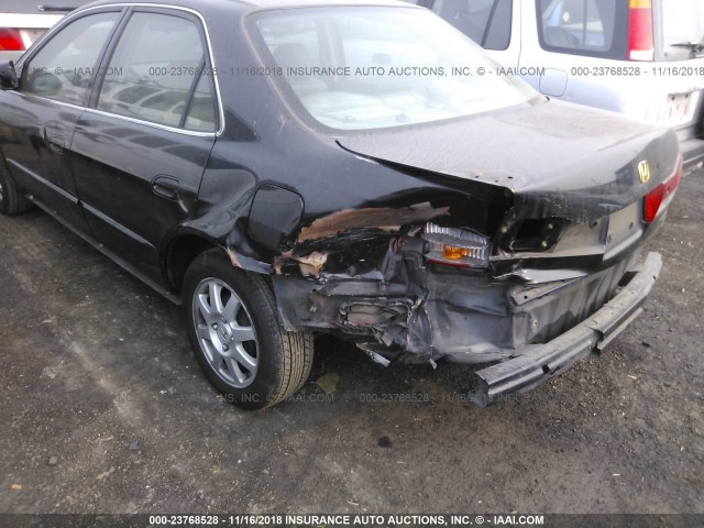 JHMCG66892C017226 - 2002 HONDA ACCORD EX/SE BLACK photo 6