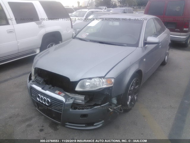 WAUDF68E15A426863 - 2005 AUDI A4 2.0T QUATTRO SILVER photo 2