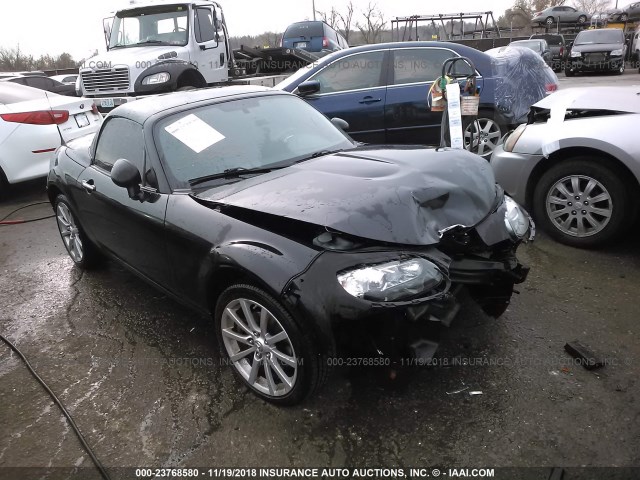 JM1NC26F480143307 - 2008 MAZDA MX-5 MIATA BLACK photo 1