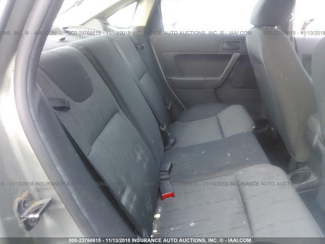 1FAHP35N38W247726 - 2008 FORD FOCUS SE/SEL/SES GRAY photo 8