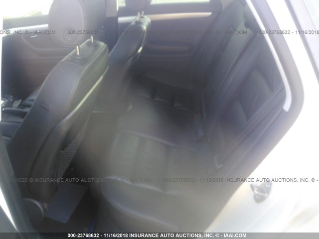 WAUDF68E36A001498 - 2006 AUDI A4 2.0T QUATTRO WHITE photo 8