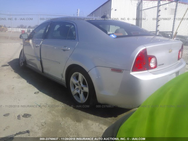 1G1ZB5E04CF339815 - 2012 CHEVROLET MALIBU LS ვერცხლისფერი ფოტო 3