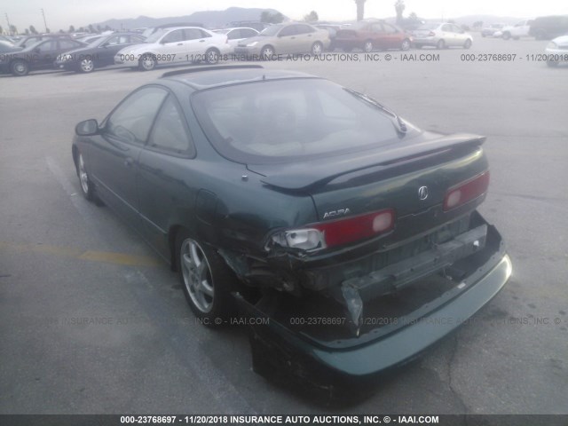 JH4DC2398YS006853 - 2000 ACURA INTEGRA GSR GREEN photo 3