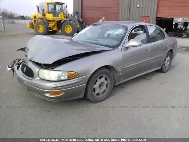 1G4HR54K43U186846 - 2003 BUICK LESABRE LIMITED GRAY photo 2