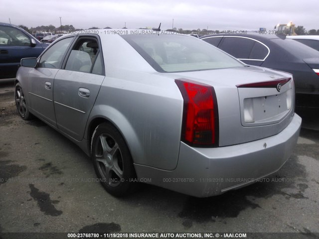 1G6DP567950107847 - 2005 CADILLAC CTS HI FEATURE V6 SILVER photo 3