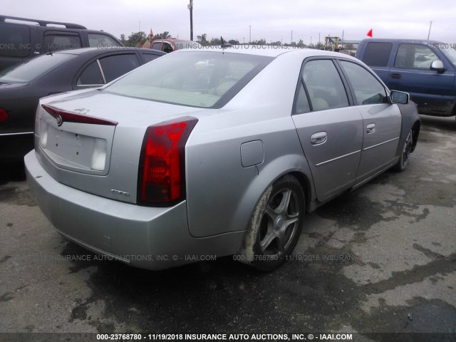 1G6DP567950107847 - 2005 CADILLAC CTS HI FEATURE V6 SILVER photo 4