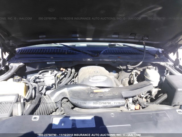 1GKEC13V64R151442 - 2004 GMC YUKON BLUE photo 10