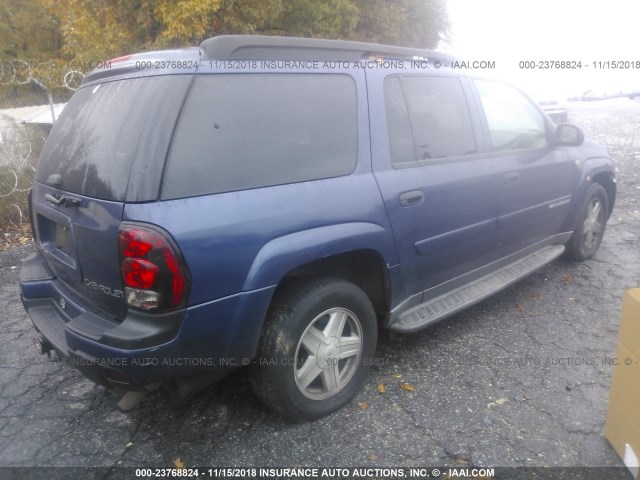 1GNET16S736141166 - 2003 CHEVROLET TRAILBLAZER EXT BLUE photo 4