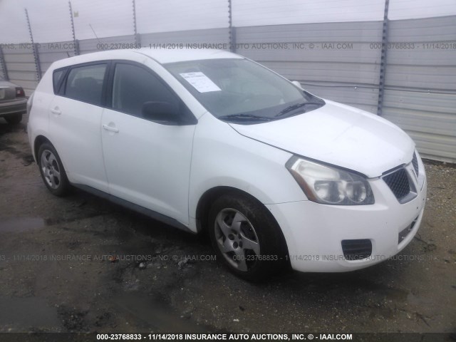 5Y2SP67829Z455962 - 2009 PONTIAC VIBE WHITE photo 1