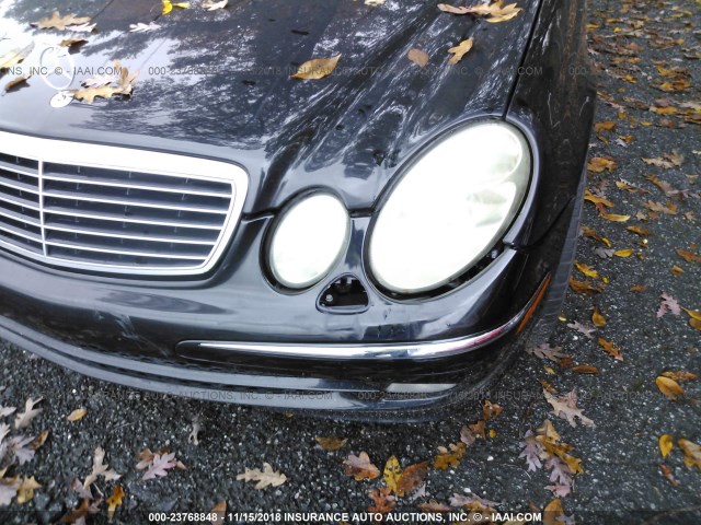 WDBUH65J04A455315 - 2004 MERCEDES-BENZ E 320 BLACK photo 6