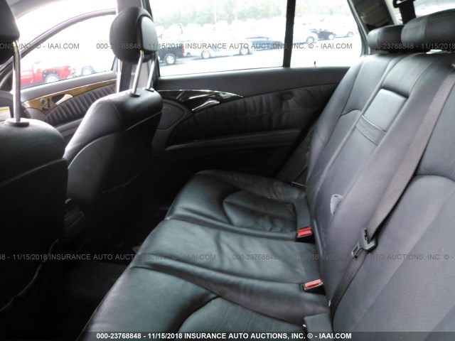 WDBUH65J04A455315 - 2004 MERCEDES-BENZ E 320 BLACK photo 8