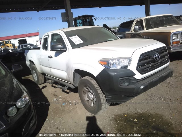 5TFSX5EN1HX052861 - 2017 TOYOTA TACOMA ACCESS CAB/SR/SR5 WHITE photo 1