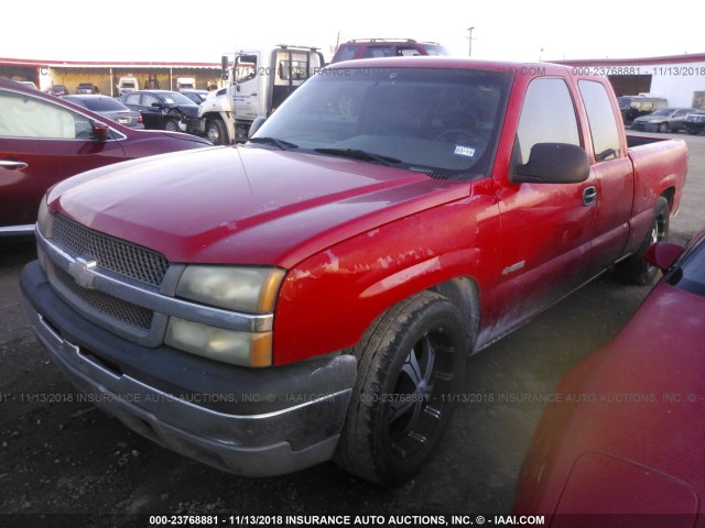 2GCEC19X531384921 - 2003 CHEVROLET SILVERADO C1500 RED photo 2