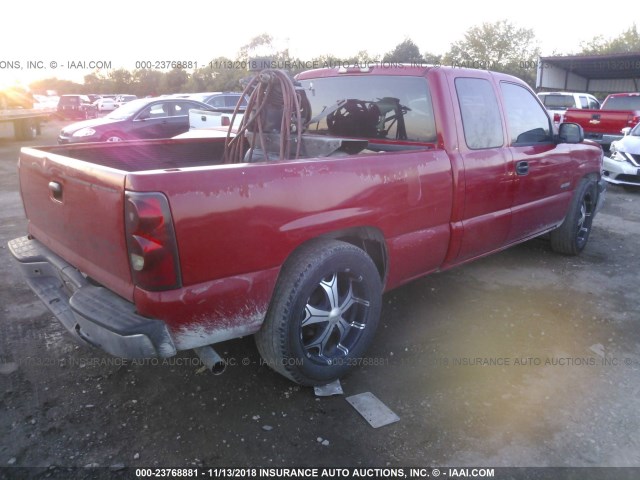 2GCEC19X531384921 - 2003 CHEVROLET SILVERADO C1500 RED photo 4