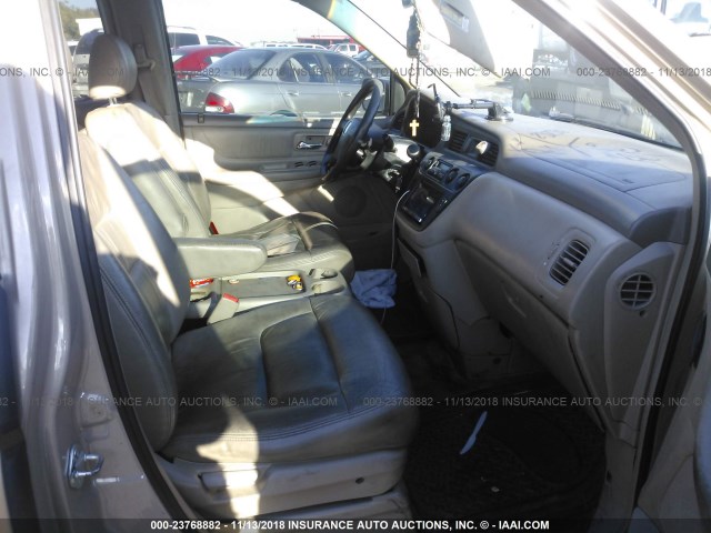 2HKRL18912H519782 - 2002 HONDA ODYSSEY EXL GOLD photo 5