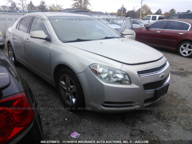 1G1ZH57B89F255356 - 2009 CHEVROLET MALIBU 1LT GOLD photo 1