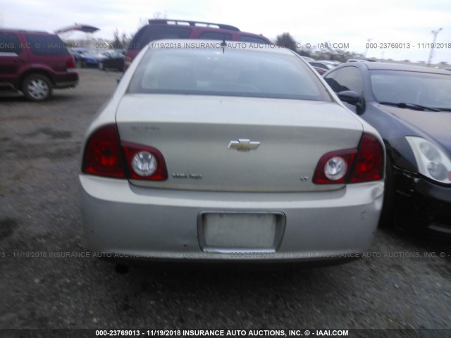 1G1ZH57B89F255356 - 2009 CHEVROLET MALIBU 1LT GOLD photo 6