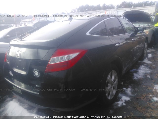 5J6TF2H52AL014919 - 2010 HONDA ACCORD CROSSTOUR EXL BLACK photo 4