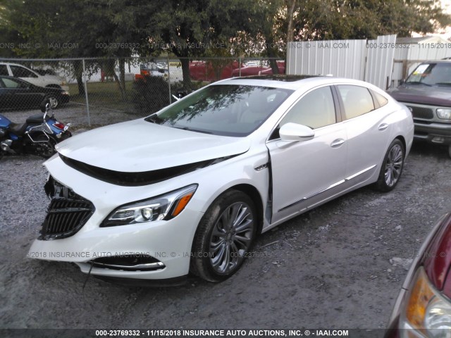 1G4ZP5SS0HU134568 - 2017 BUICK LACROSSE ESSENCE WHITE photo 2