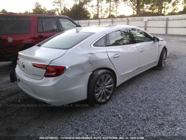 1G4ZP5SS0HU134568 - 2017 BUICK LACROSSE ESSENCE WHITE photo 4