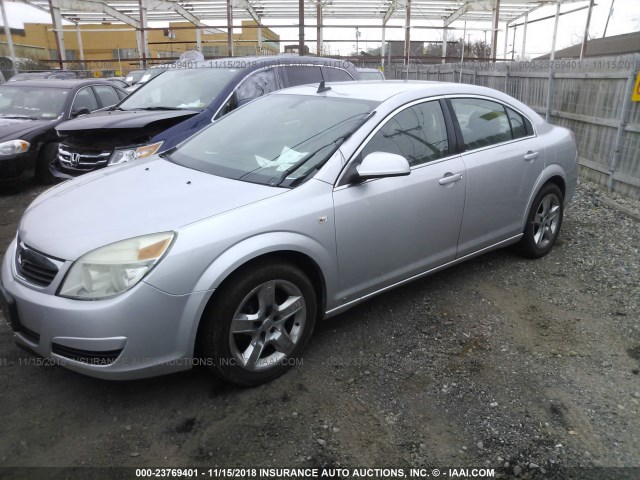 1G8ZS57B59F108950 - 2009 SATURN AURA XE SILVER photo 2