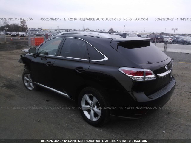 2T2BK1BA4FC302996 - 2015 LEXUS RX 350/BASE/F SPORT BLACK photo 3