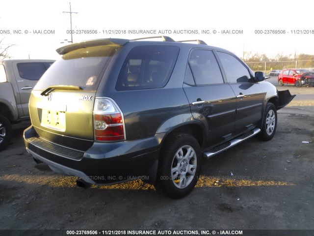 2HNYD18946H527313 - 2006 ACURA MDX TOURING GRAY photo 4