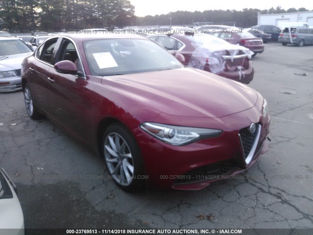 ZARFAEDN5J7580161 - 2018 ALFA ROMEO GIULIA Q4 RED photo 1