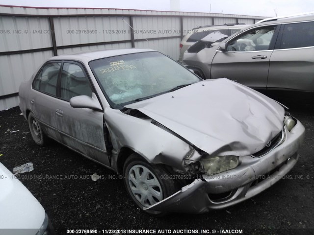 1NXBR12E91Z494636 - 2001 TOYOTA COROLLA CE/LE/S SILVER photo 1